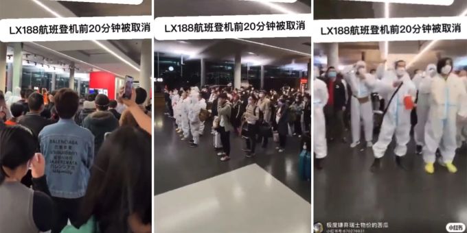 Shanghai-Lockdown - Chinesische Passagiere sitzen in Zürich fest
