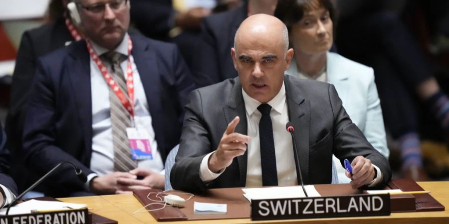 Alain Berset Vereinte Nationen