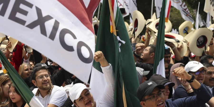 Mexiko Menschen Wahlkampf