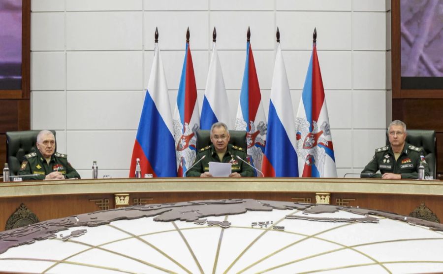 Verteidigunsmnisterium Russland Pressekonferenz