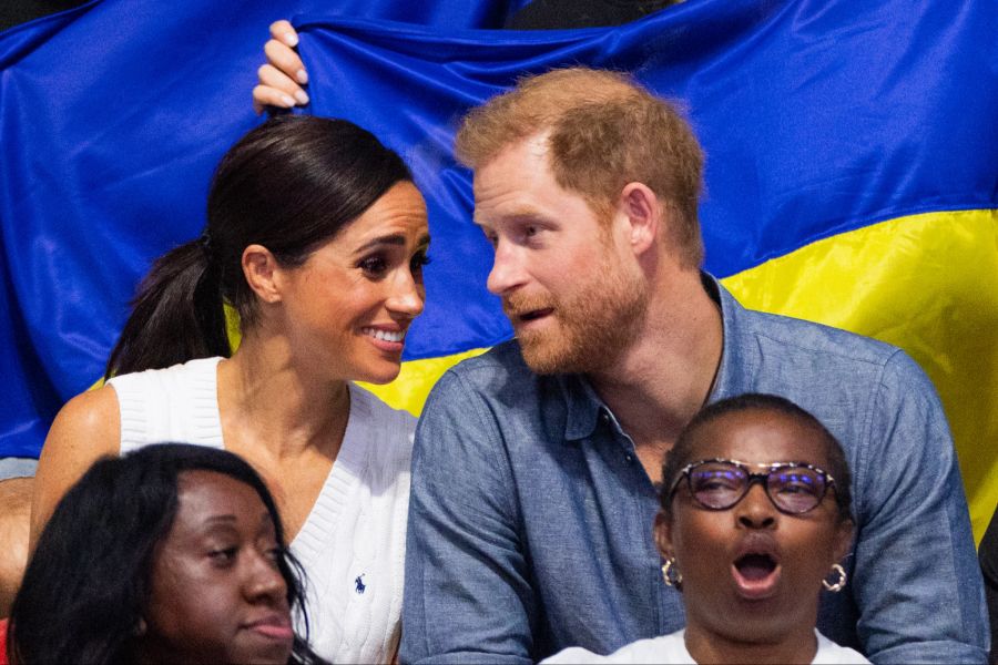 Prinz Harry, Herzog von Sussex, und seine Frau Meghan, Herzogin von Sussex, bei den Invictus Games in Düsseldorf.