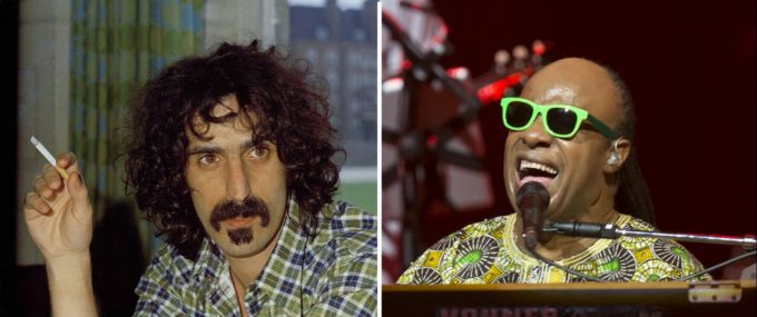 Stevie Wonder und Franz Zappa. Stevie Wonder
