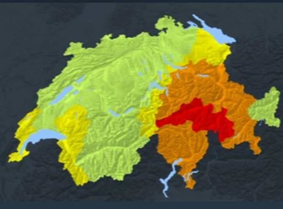 MeteoSchweiz gibt wegen der Niederschläge in gewissen Landesteilen sogar Warnungen heraus.