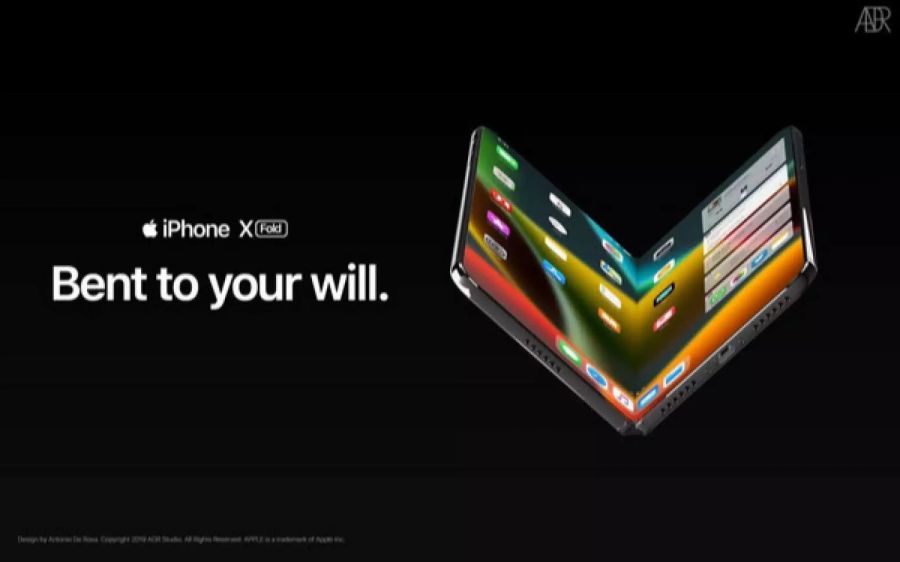 Gerätekonzept des «iPhone X Fold»