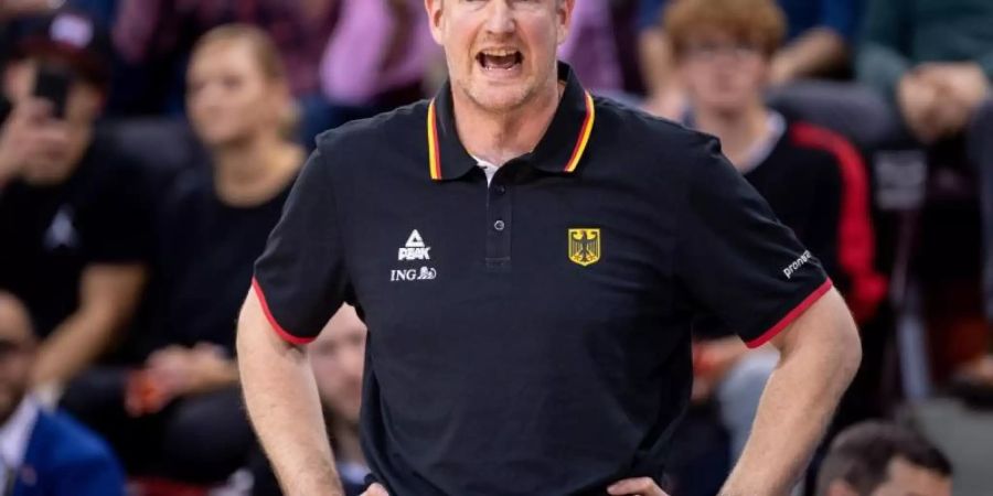 Bundestrainer Henrik Rödl hat seinen endgültigen Kader für die letzten Spiele in der WM-Qualifikation beisammen. Foto: Sebastian Gollnow