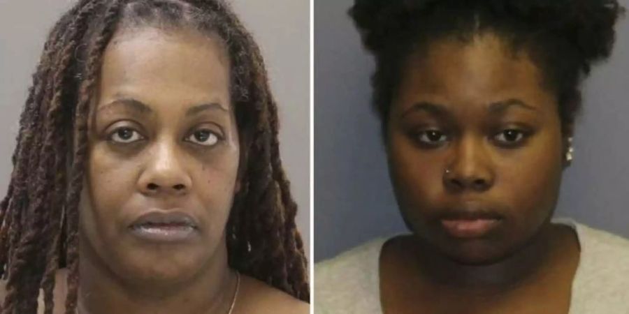 Von der US-Staatsanwaltschaft veröffentlichte Fotos der wegen fünffachen Mordes festgenommenen Mutter und Tochter