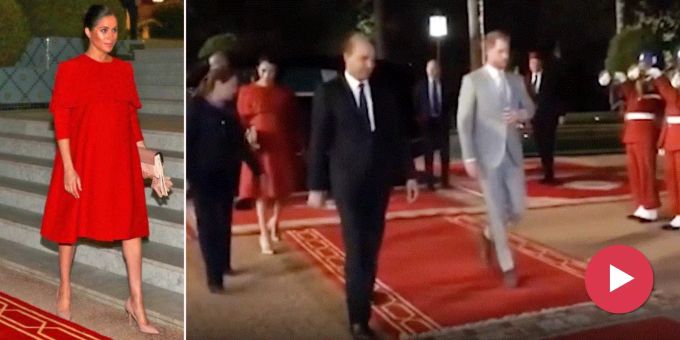 Was soll das? - Meghan darf in Marokko nicht auf den roten Teppich