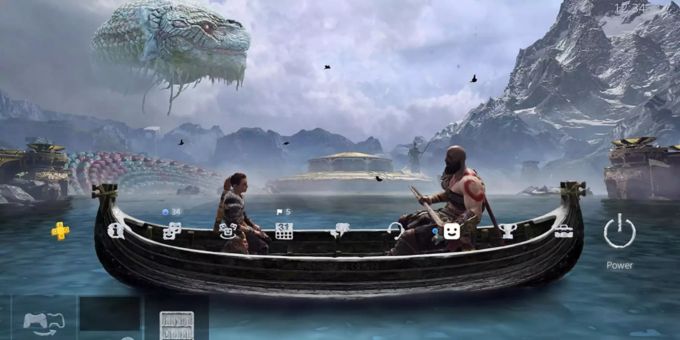 Das dynamische God of War-Theme für die PlayStation 4. God of War