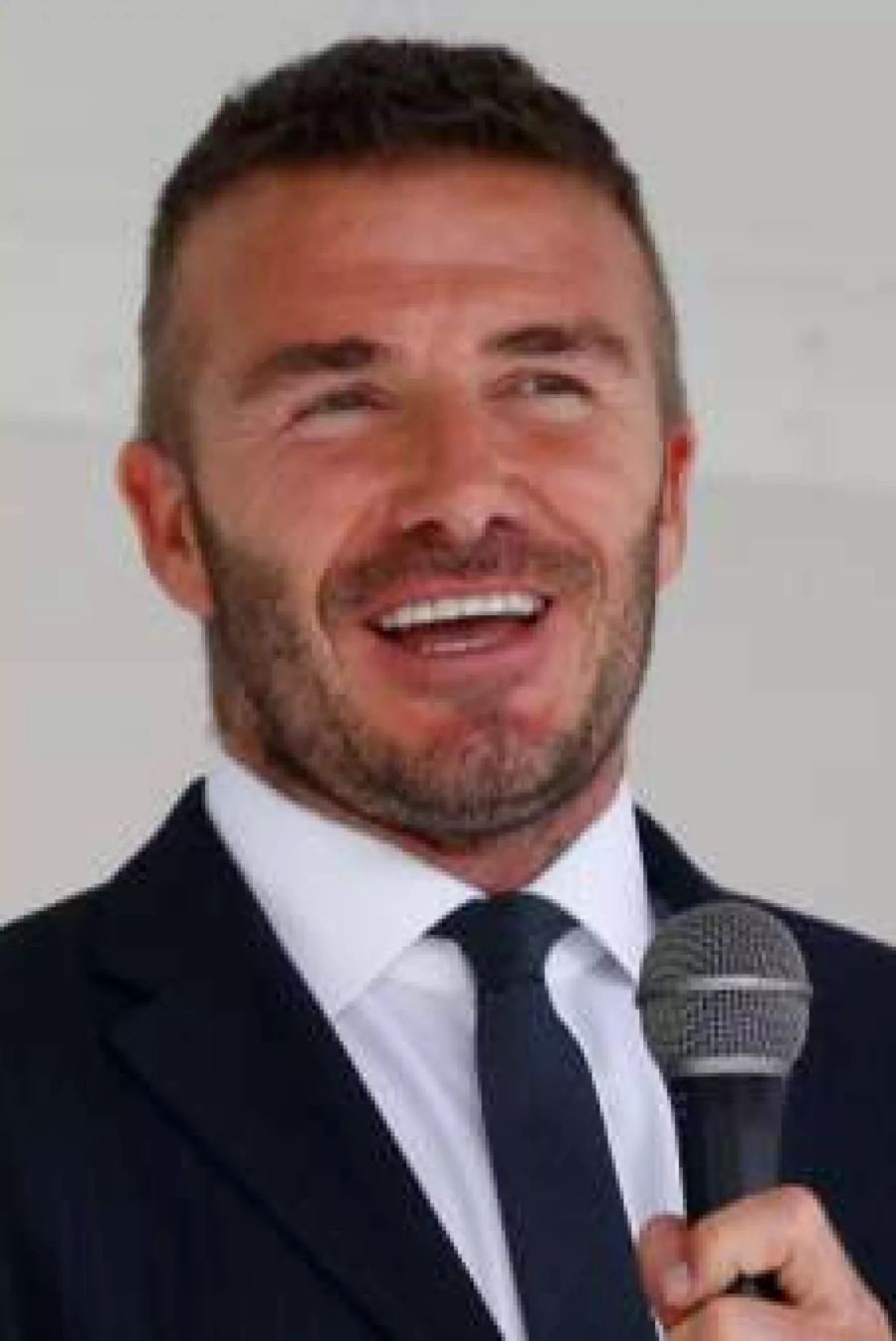 David Beckham trat im Juli in Miami auf – mit deutlich dichterem Haaransatz.