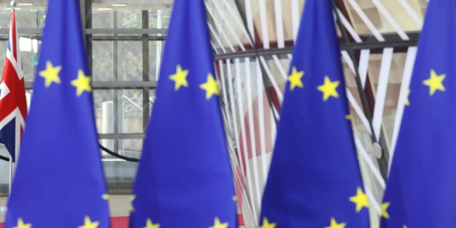 EU-Flaggen in Brüssel