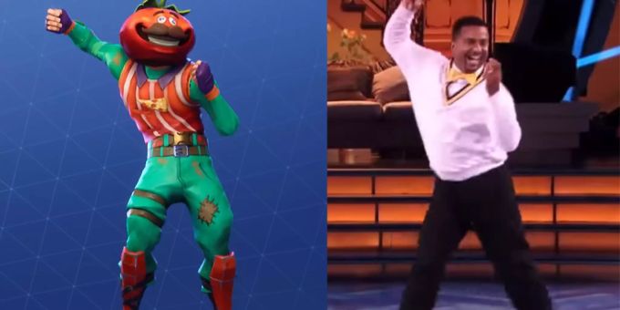 Offenbar kann Fortnite nur ein Copyright verletzen, wenn es bereits vor der Verletzung existiert hat. Der Carlton in Fortnite.