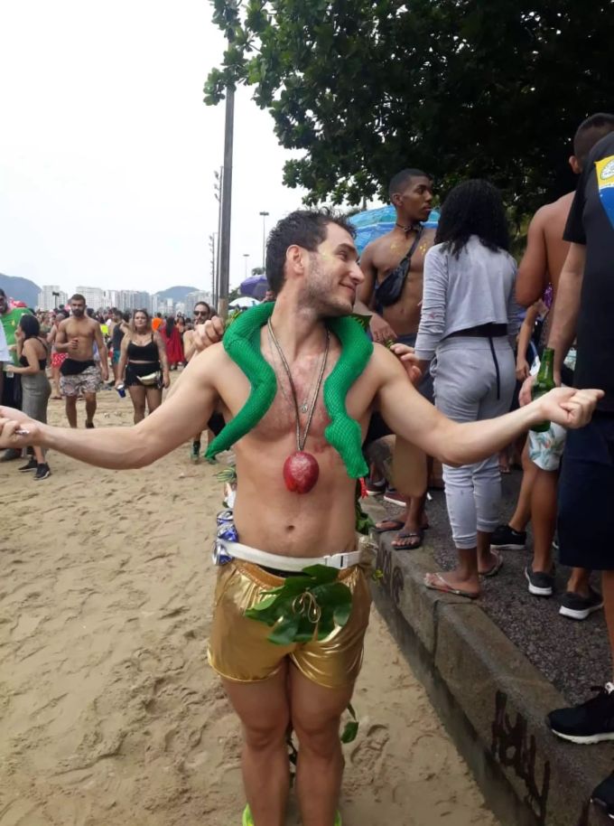 Karneval Mann Rio de Janeiro