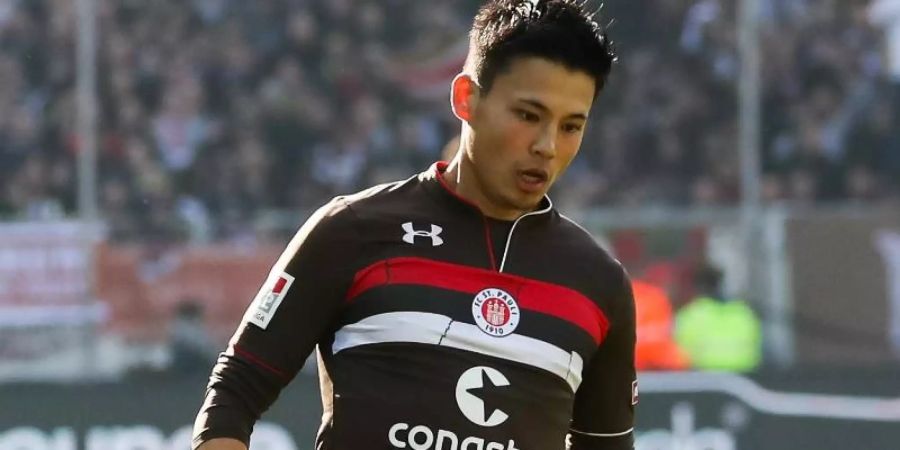 Ryo Miyaichi hat beim FC St. Pauli bis 2021 verlängert. Foto: Christian Charisius