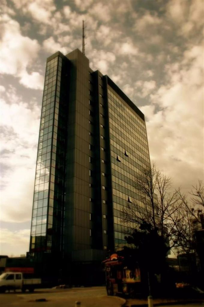 Das Regierungsgebäude in Pristina, der Hauptstadt des Kosovo. Kosovo