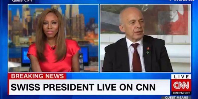 «Nöffing tu sei» - CNN schweigt zu Ueli Maurers Kritik an Interview