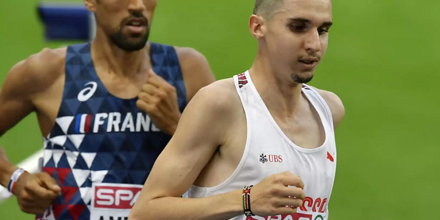 Nach der Strasse wieder die Bahn im Visier: Julien Wanders hier an der Leichtathletik-EM 2018 in Berlin