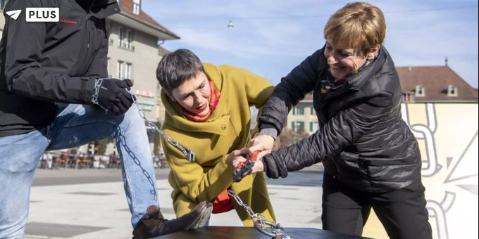 Am Frauenstreik - SP-Gysi: «Ok, wenn Männer sich ausgeschlossen fühlen»
