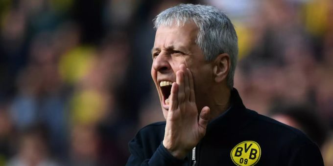 Lucien Favre Trainer des BVB. Borussia Dortmund BVB