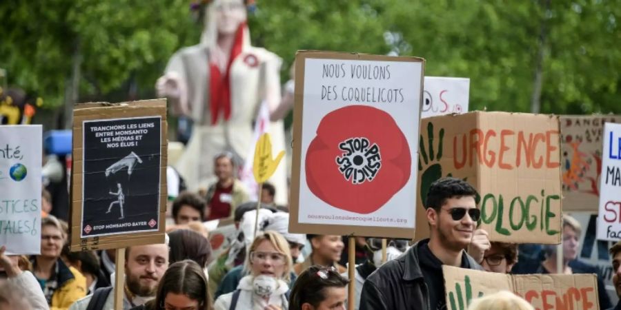 Demonstrationen gegen Monsanto in Paris