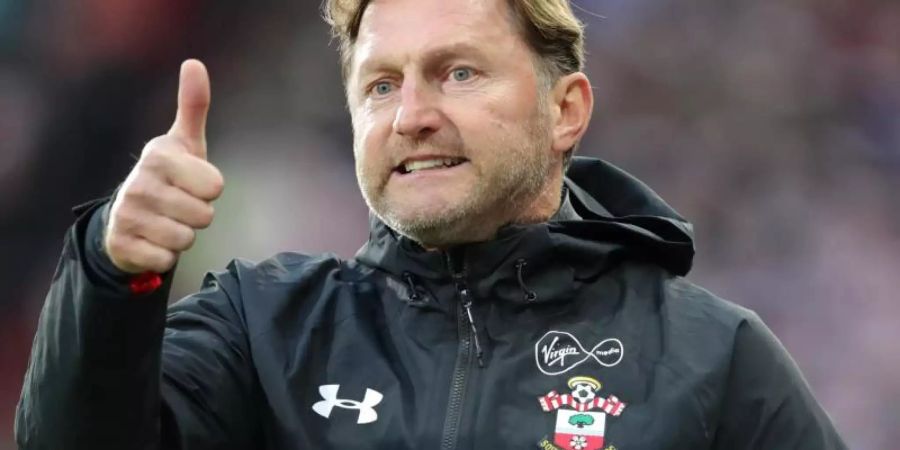 Southamptons Trainer Ralph Hasenhüttl hat mit seiner Mannschaft den Klassenerhalt in der Premier League erreicht. Foto: R. Sellers/PA Wire
