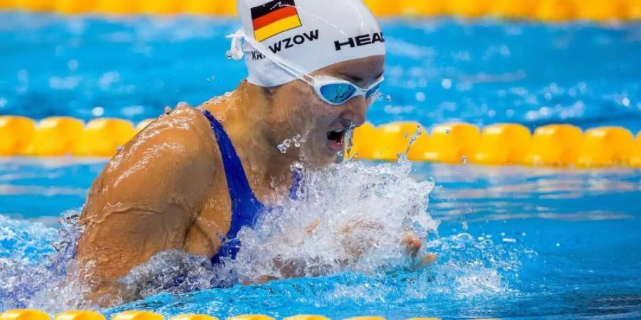 Stellte an einem Wochenende drei Weltrekorde auf: Para-Schwimmerin Elena Krawzow. Foto: Jens Büttner