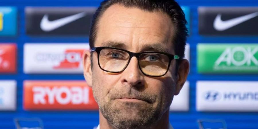 Michael Preetz setzt bei Hertha BSC auch zukünftig stark auf Nachwuchsarbeit. Foto: Soeren Stache