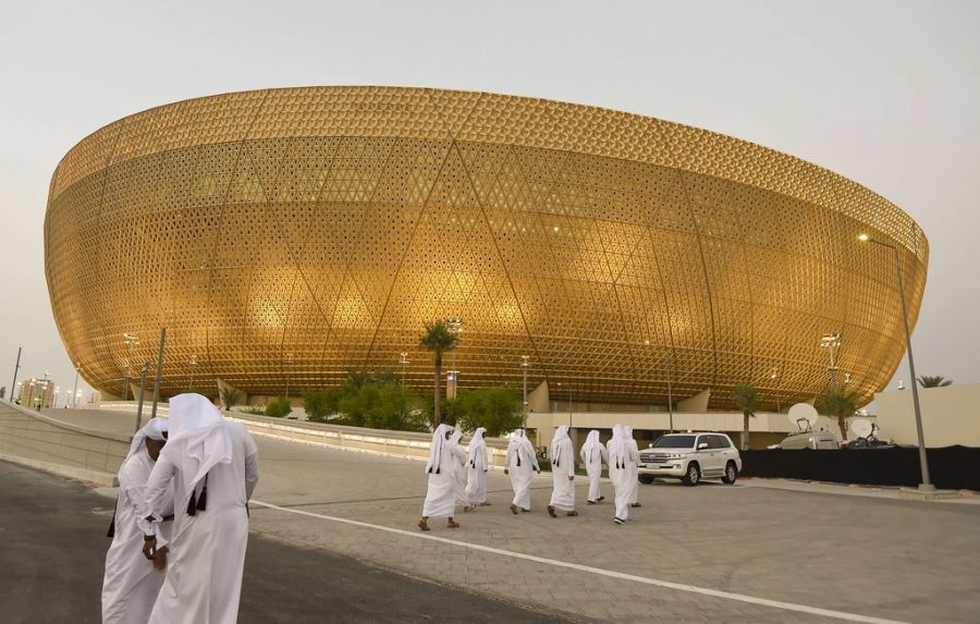 Das Lusail-Stadion in Katar: Hier findet der WM-Final am 18. Dezember statt.