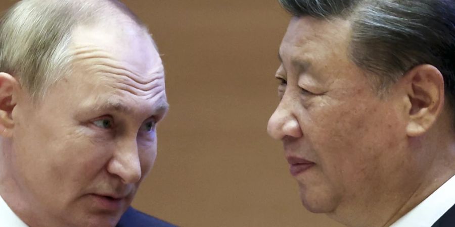 ARCHIV - Wladimir Putin und Xi Jinping. Foto: Sergei Bobylev/Pool Sputnik Kremlin/AP/dpa - ACHTUNG: Nur zur redaktionellen Verwendung und nur mit vollständiger Nennung des vorstehenden Credits