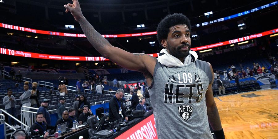 Brooklyn Nets Guard Kyrie Irving.