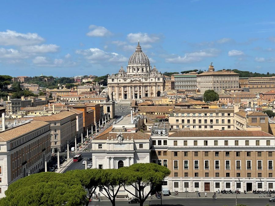 Ausblick Vatikan Kirchenstaat Italien Perspektive Gebäude