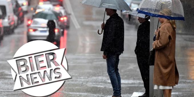 In England - Anlass über schlechtes Wetter wegen Regen abgesagt