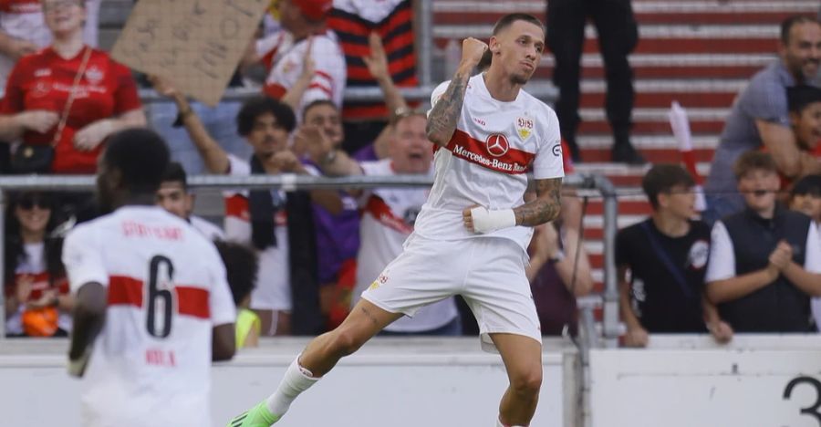 Ausgerechnet Leih-Rückkehrer Darko Churlinov ist der Matchwinner. Er wäre im Sommer gerne nach Schalke gewechselt.
