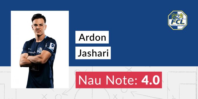 Die Nau.ch-Note für Ardon Jashari vom FC Luzern. fcl
