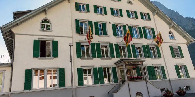 Das Gemeindehaus von Innertkirchen. Das Gemeindehaus von Innertkirchen.