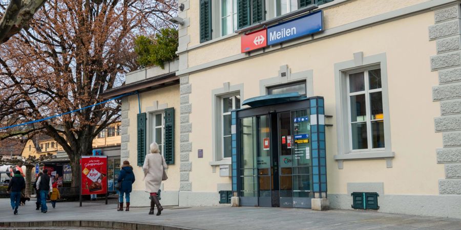 Der Bahnhof Meilen.