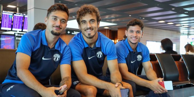 Die Vorfreude auf das Spiel in Nordirland ist den FCZ-Profis anzusehen. FC Zürich