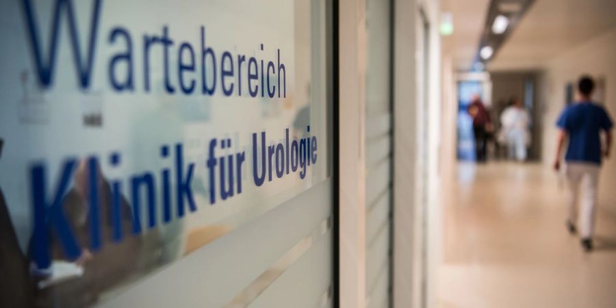 Wartebereich der Urologie in der Uniklinik Frankfurt am Main.