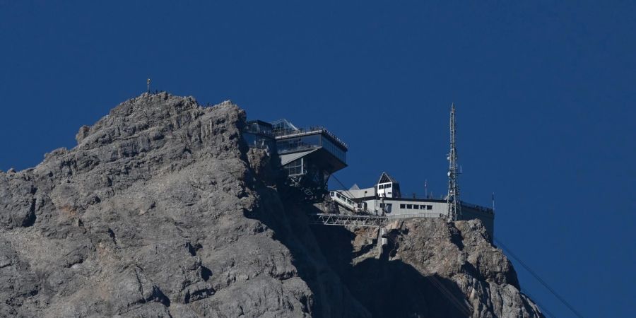 Der Gipfel der Zugspitze.