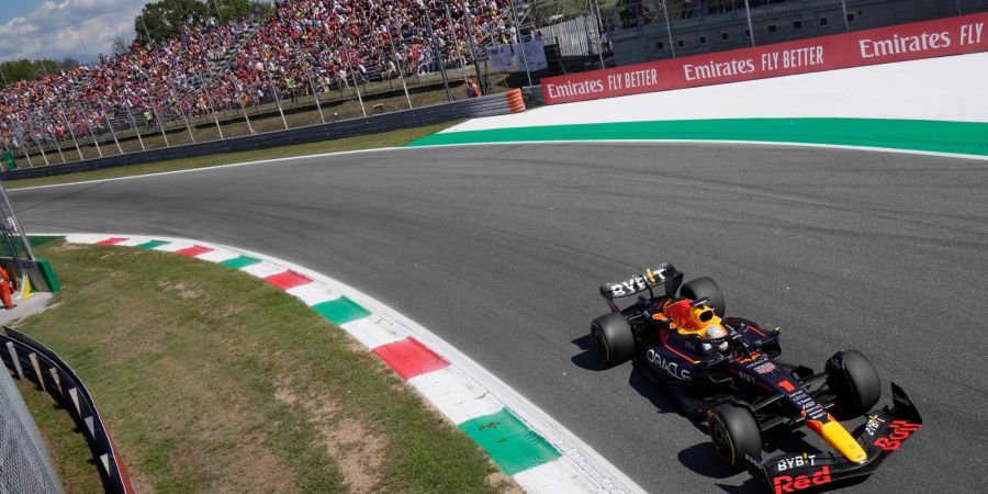 Max Verstappen beim Training zum Grossen Preis von Italien in Monza.