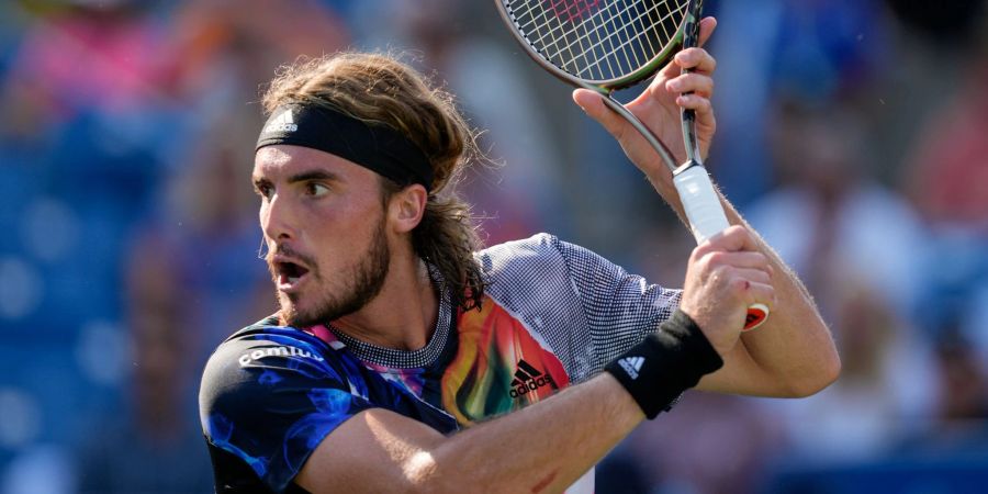 Stefanos Tsitsipas musste sich bei den US Open geschlagen geben.