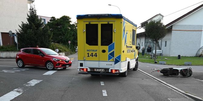 rollerfahrer rettungsdienst spital