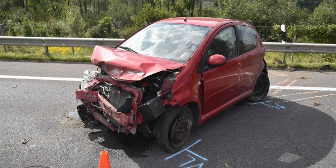 Landquart: Personenwagen kollidiert mit einem Wohnmobil Landquart: Personenwagen kollidiert mit einem Wohnmobil
