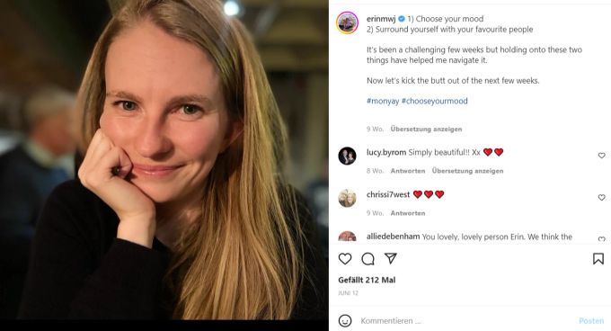 Erin Kennedy kämpft gegen den Brustkrebs. Erin Kennedy