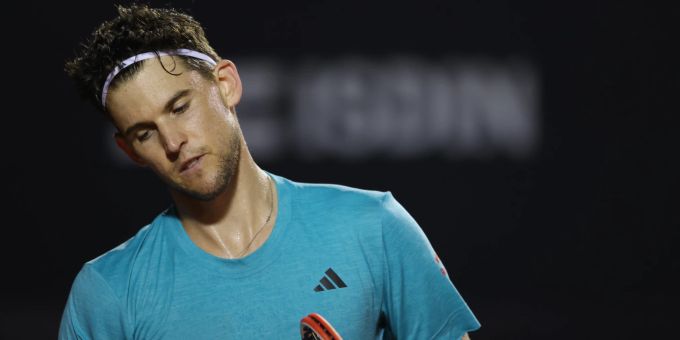 Dominic Thiem beim Rio de Janeiro Open im Februar 2023. EPA/LUIZA MORAES Dominic Thiem