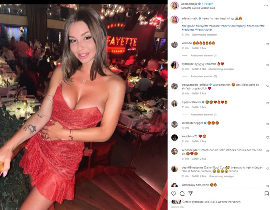 Adela Smajic ist auf Instagram aktiv – nervt sich aber an anderen Influencern.