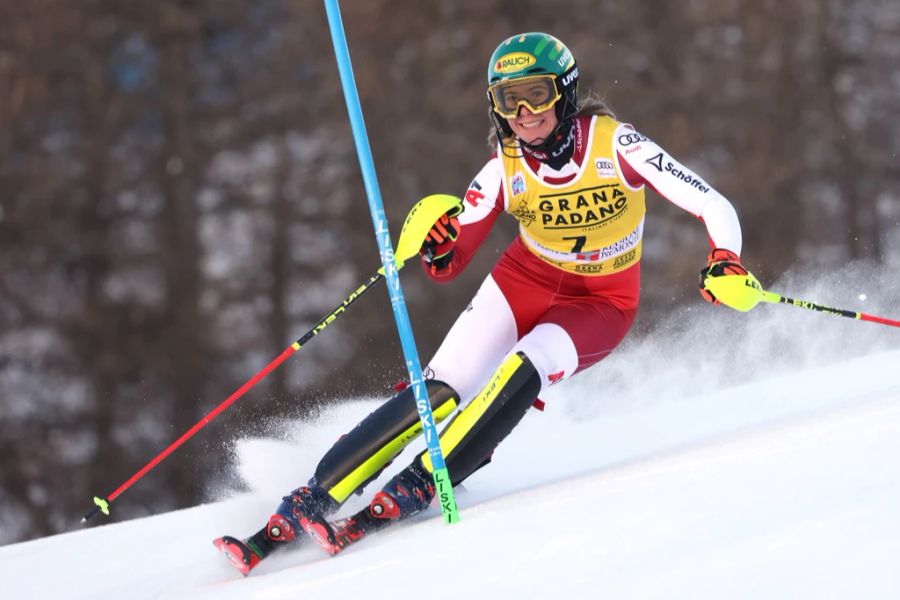 Bei den Frauen hängt der Haussegen schon länger schief, Katharina Liensberger kommt heuer überhaupt nicht auf Touren.