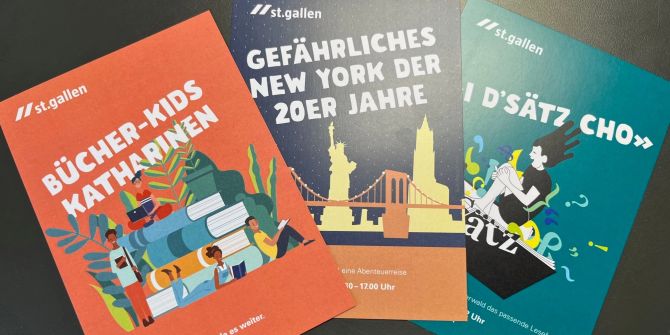 Bücher-Kids in der Stadtbibliothek Katharinen