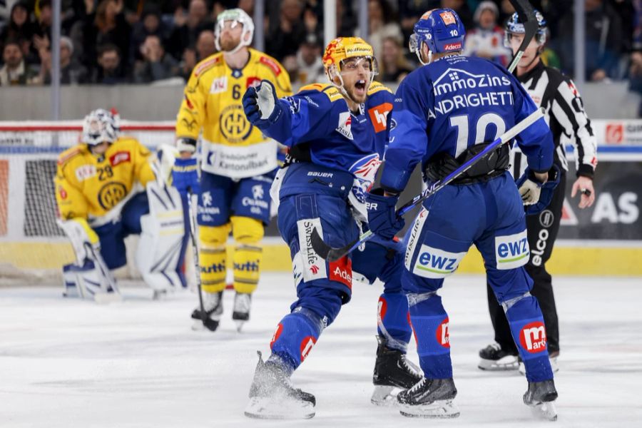 Die ZSC Lions stehen dank dem Erfolg gegen den HC Davos im Playoff-Halbfinal.