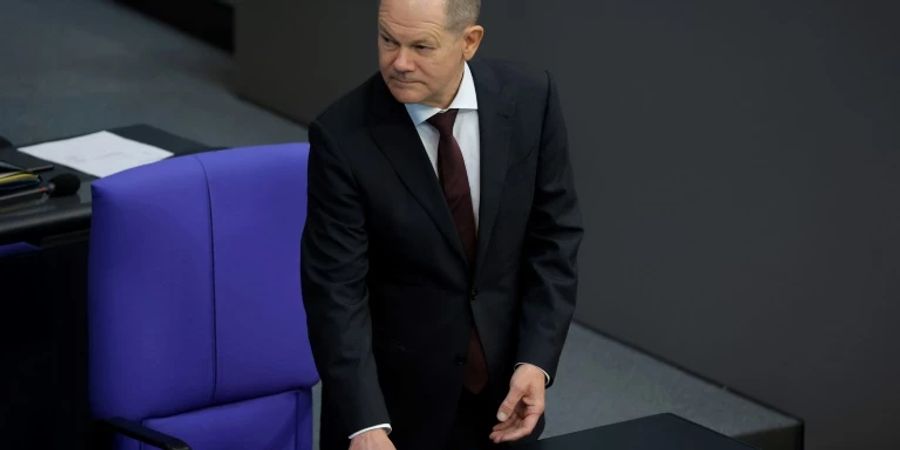 Scholz im Bundestag