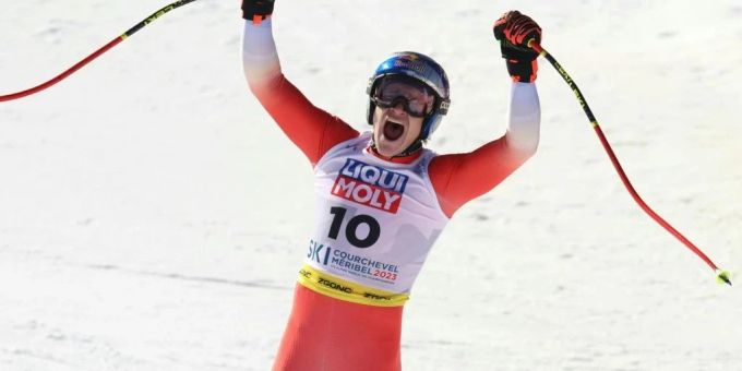 Marco Odermatt holt an der Ski-WM Gold in der Abfahrt. Marco Odermatt